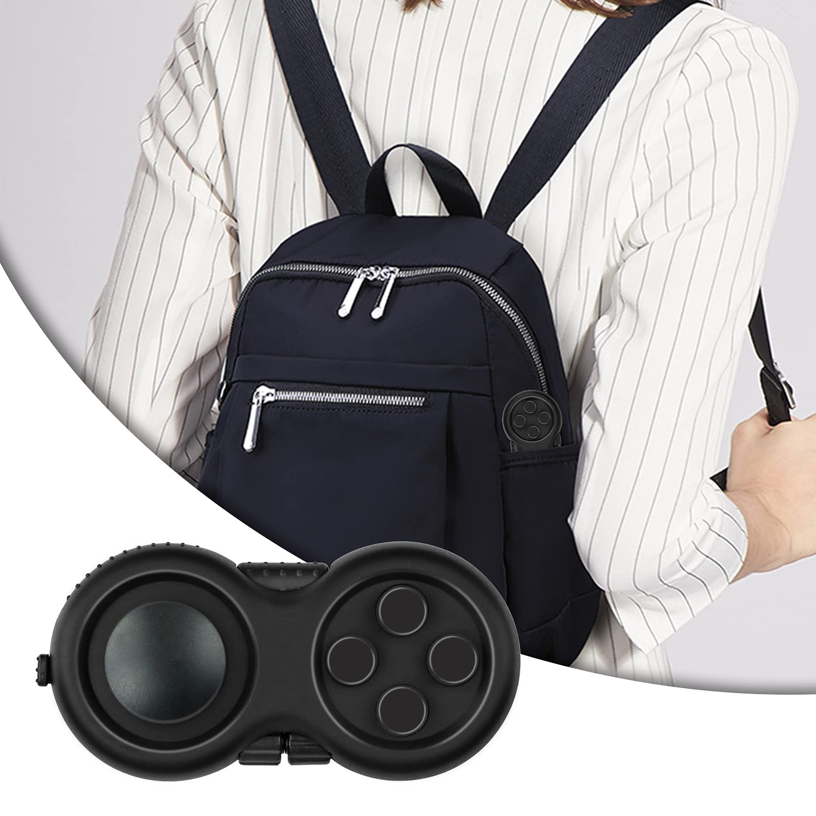Compact fidget toy suitable for students workers and creatives