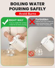 WTJMOV 120V travel kettle with auto shut-off