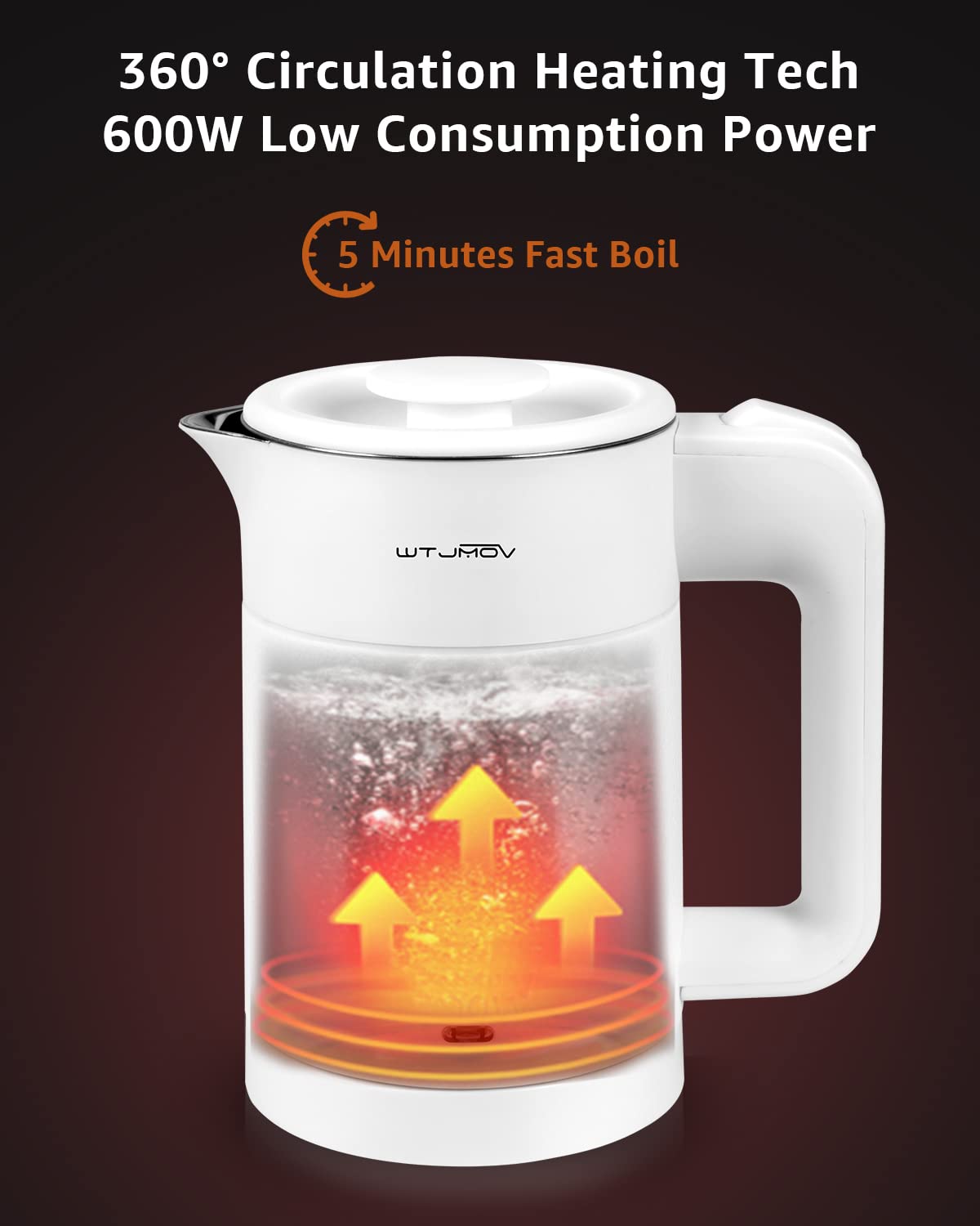 WTJMOV kettle with separate lid filling