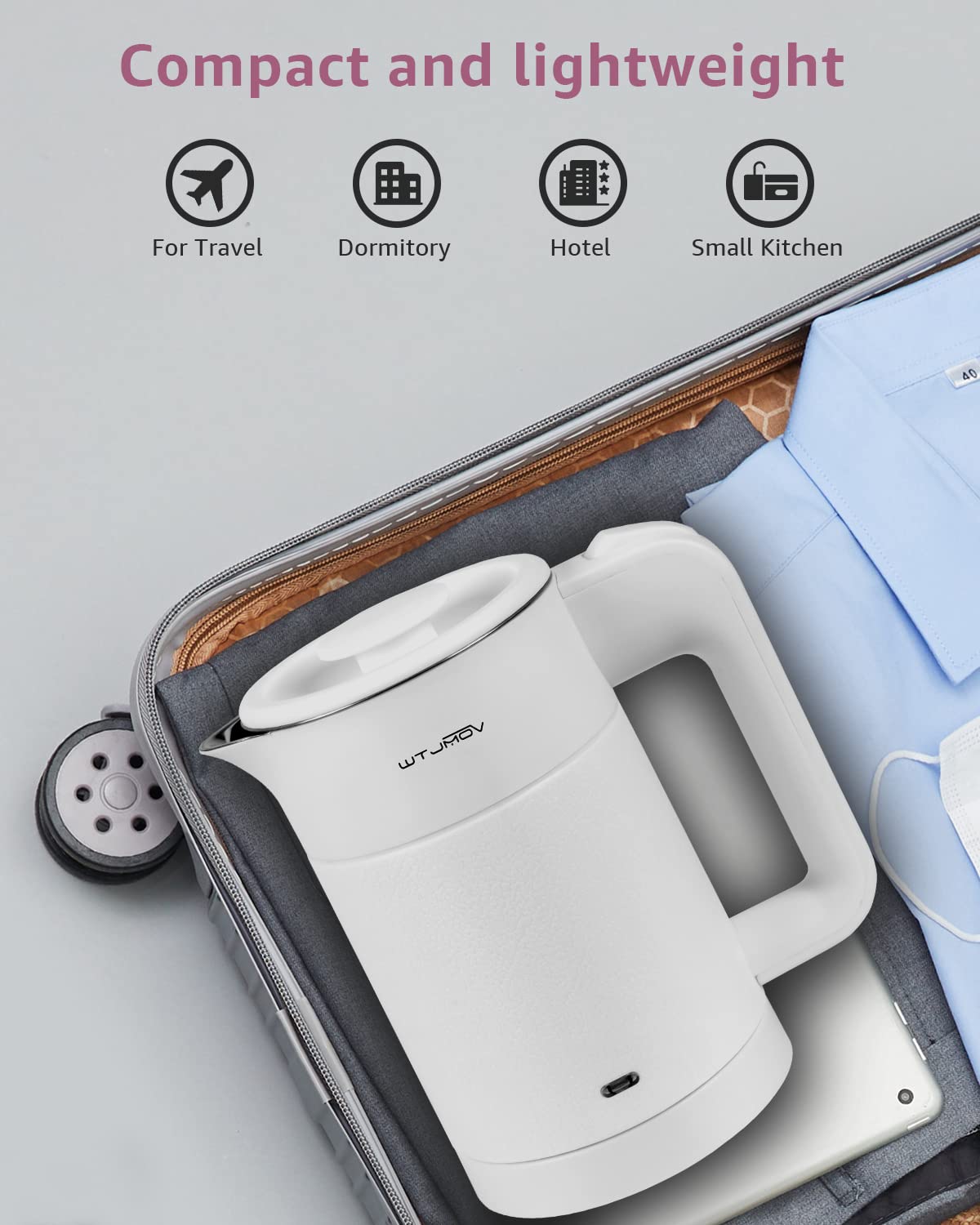 WTJMOV double-wall safety kettle