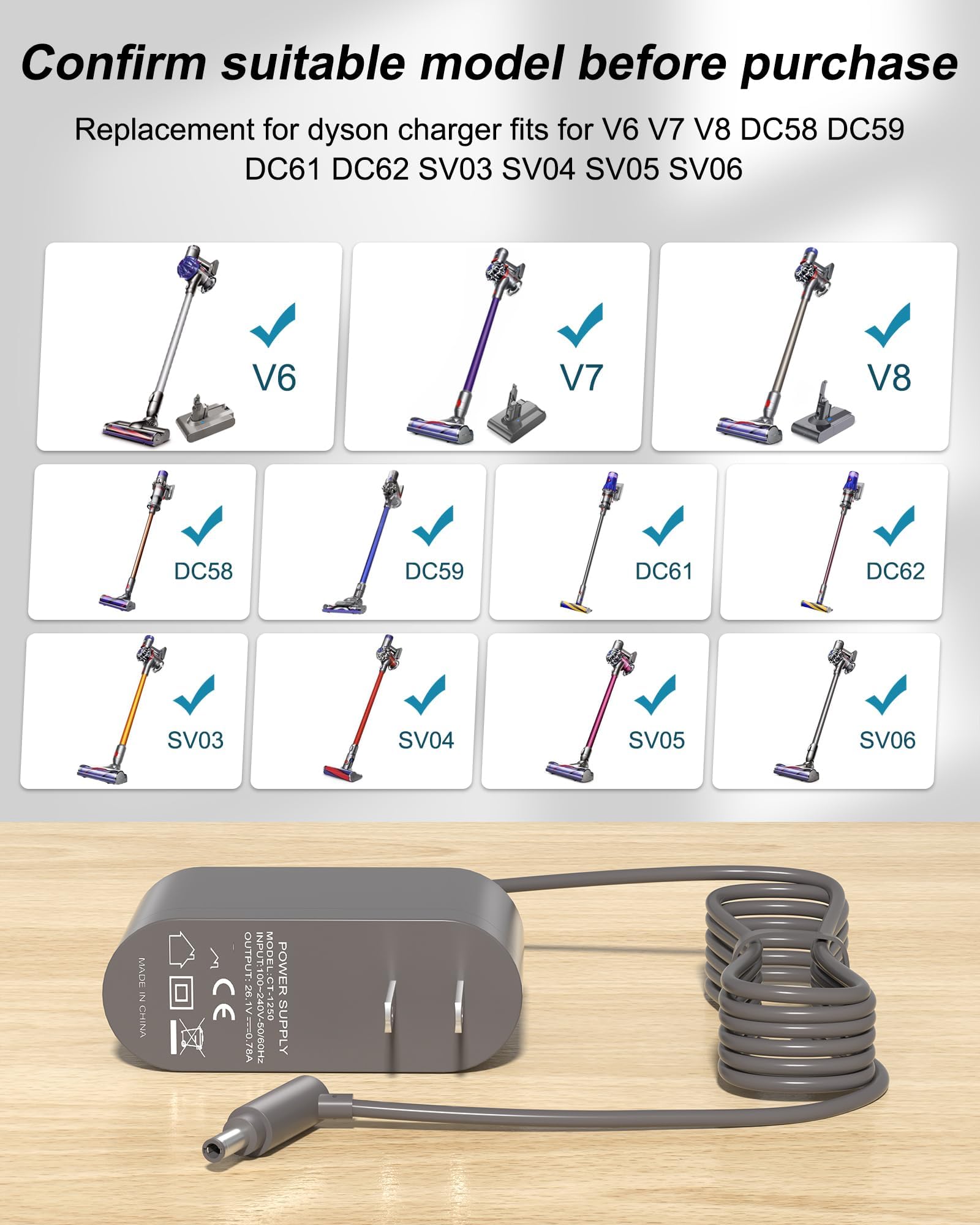 Car and Boat compatible Dyson charger by WUKUR