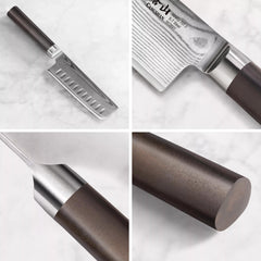 ULTRA6 heat treated Nakiri blade by Cangshan