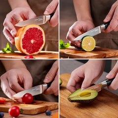 compact 4-inch paring knife for peeling