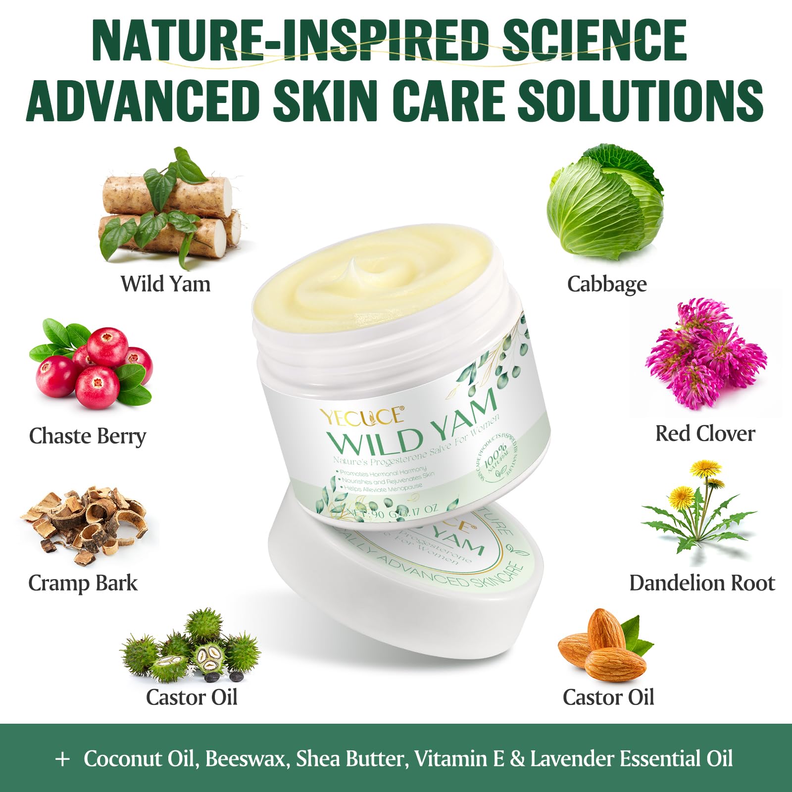 Natural skincare Xaarty Wild Yam Cream nourishing formula