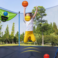 XATAMIO trampoline basketball hoop with pump