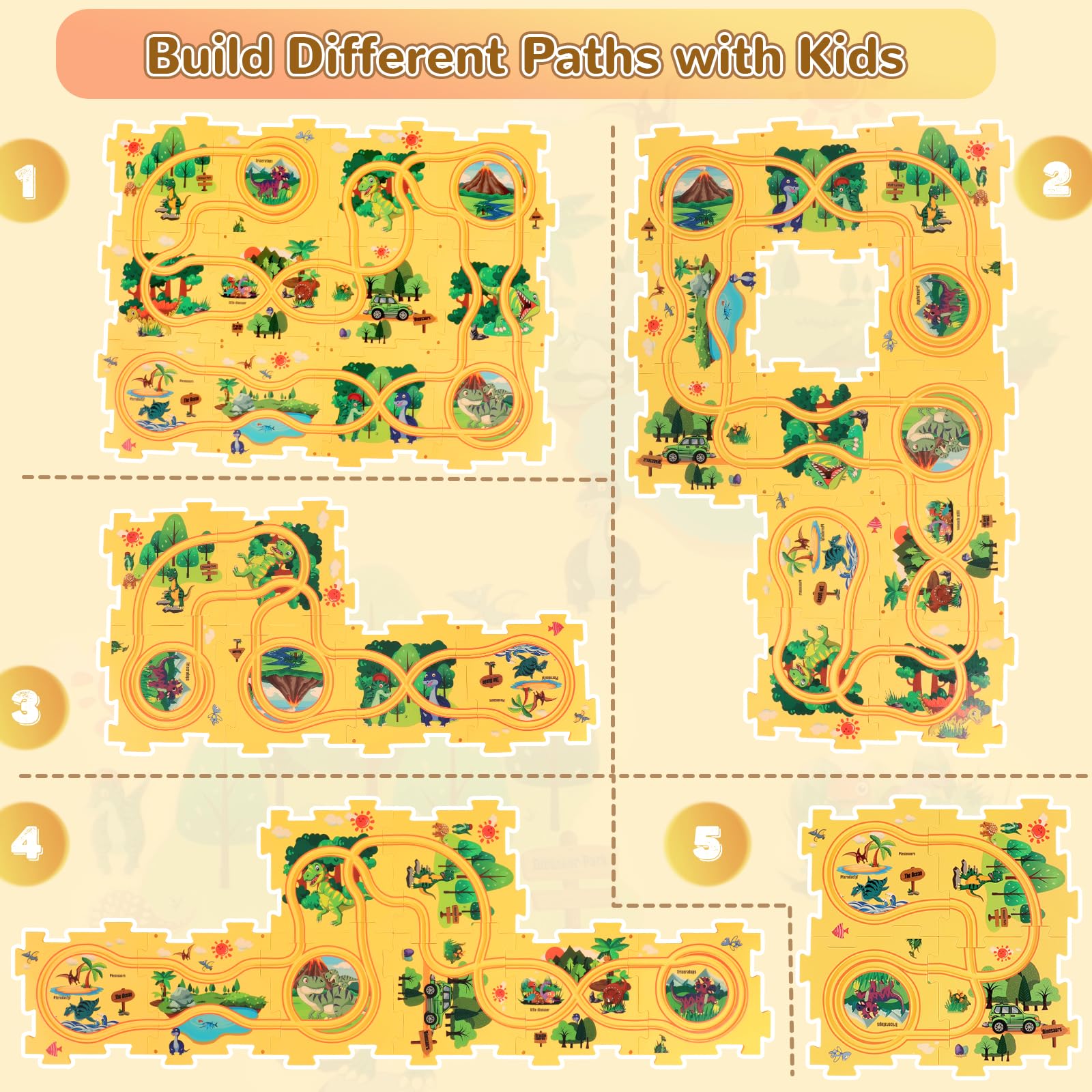 ABS plastic construction with polished edges for safe play