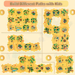 ABS plastic construction with polished edges for safe play