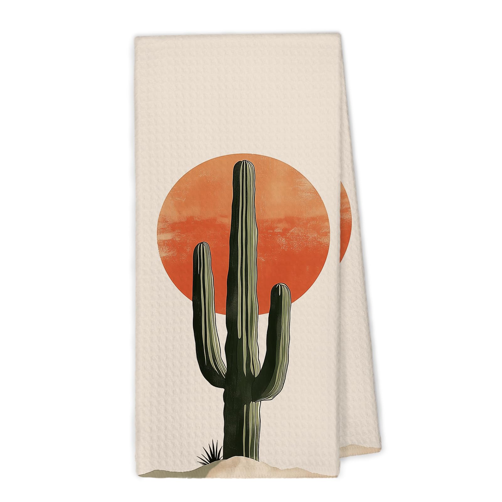 XBBMGG Western Vintage Cactus Kitchen Towels 16x24 inches