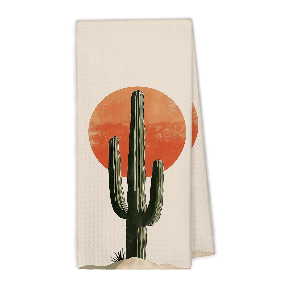 XBBMGG Western Vintage Cactus Kitchen Towels 16x24 inches