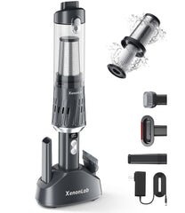 XenonLab Handheld Vacuum silver color product packaging