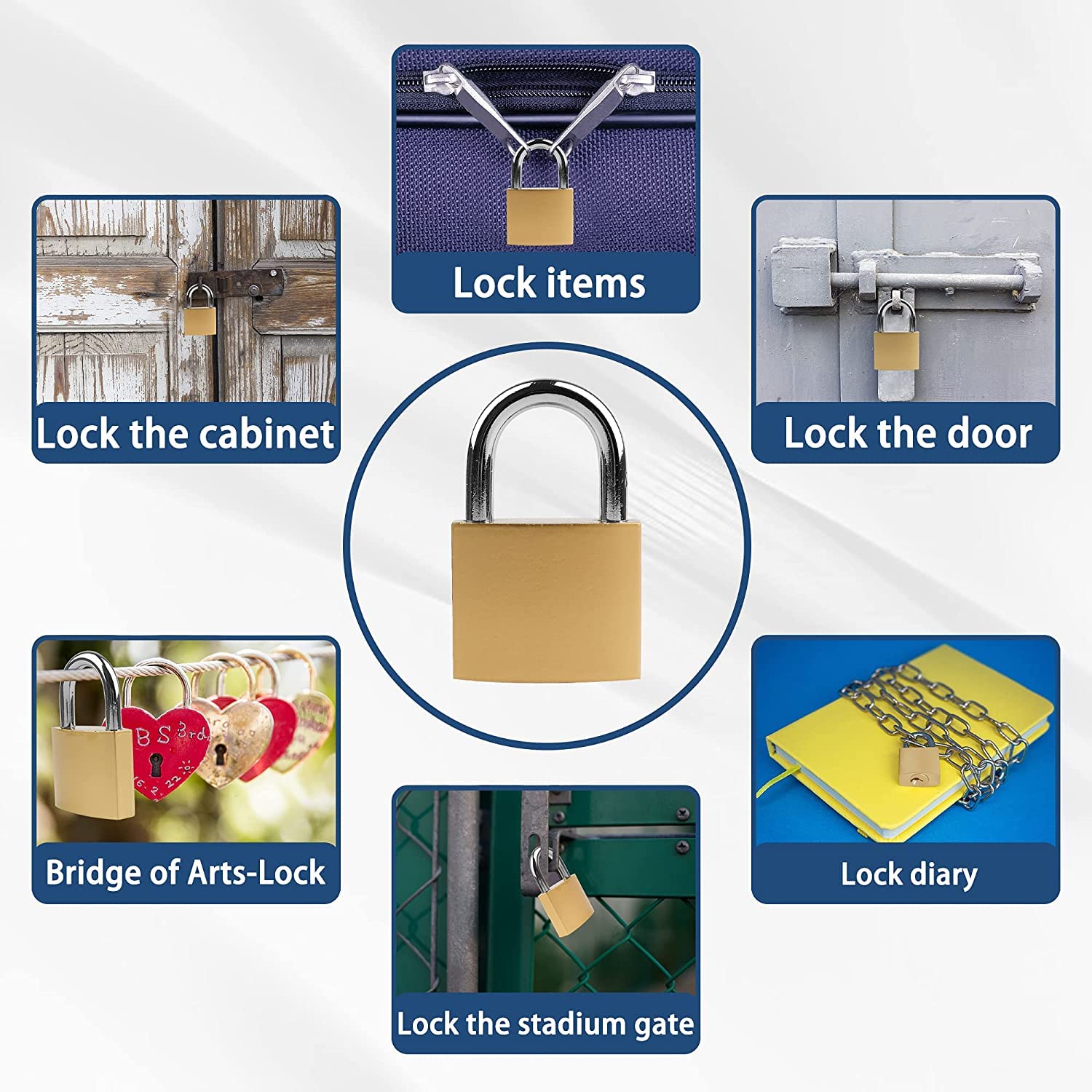 Padlock dimensions width 32mm height 50mm