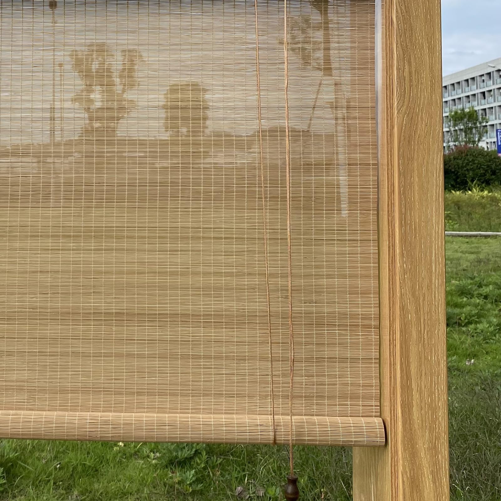 XIUXIU Bamboo Roller Shades installation and care