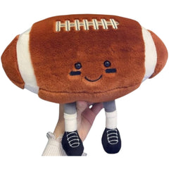XIZHI 12 inch rugby plush ball pillow for kids