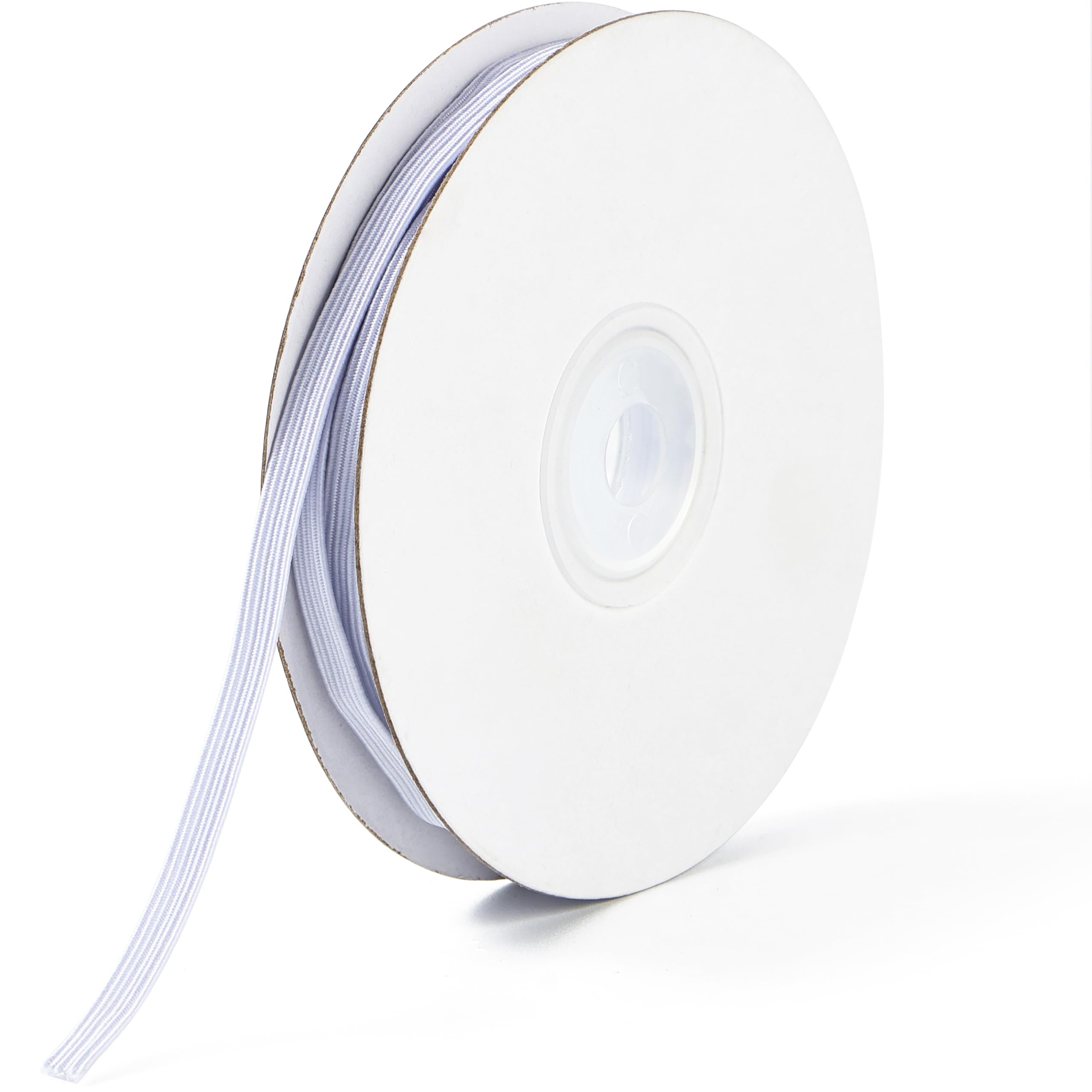 XKDOUS Elastic Band for Sewing 1/4 inch white 11 yards