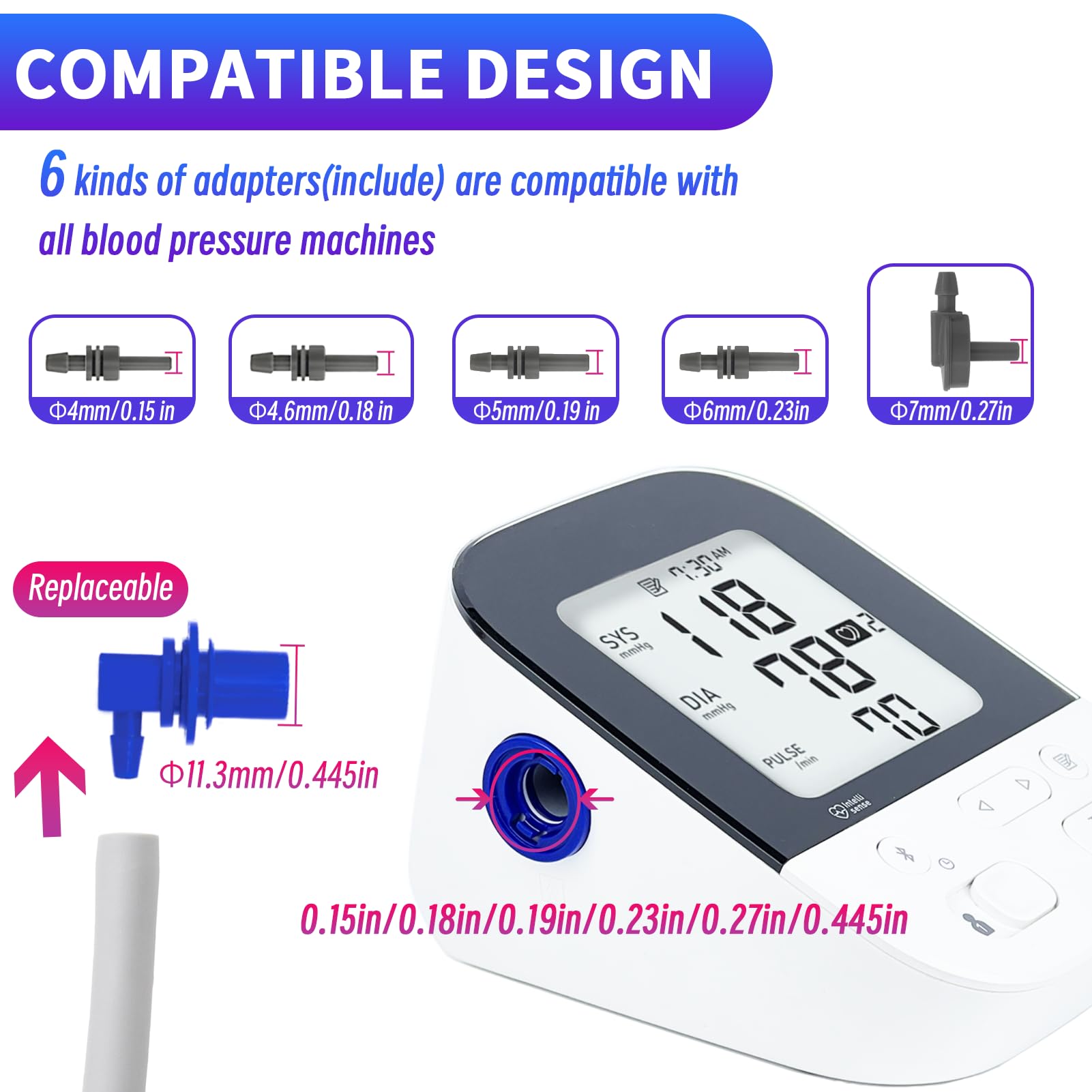 XL BP cuff compatible with most monitors