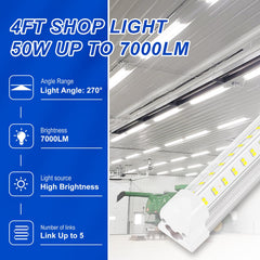 Two pack XLNYUUI led shop lights front view