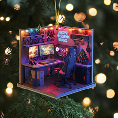 Acrylic ornament glossy reflective finish for gaming setup