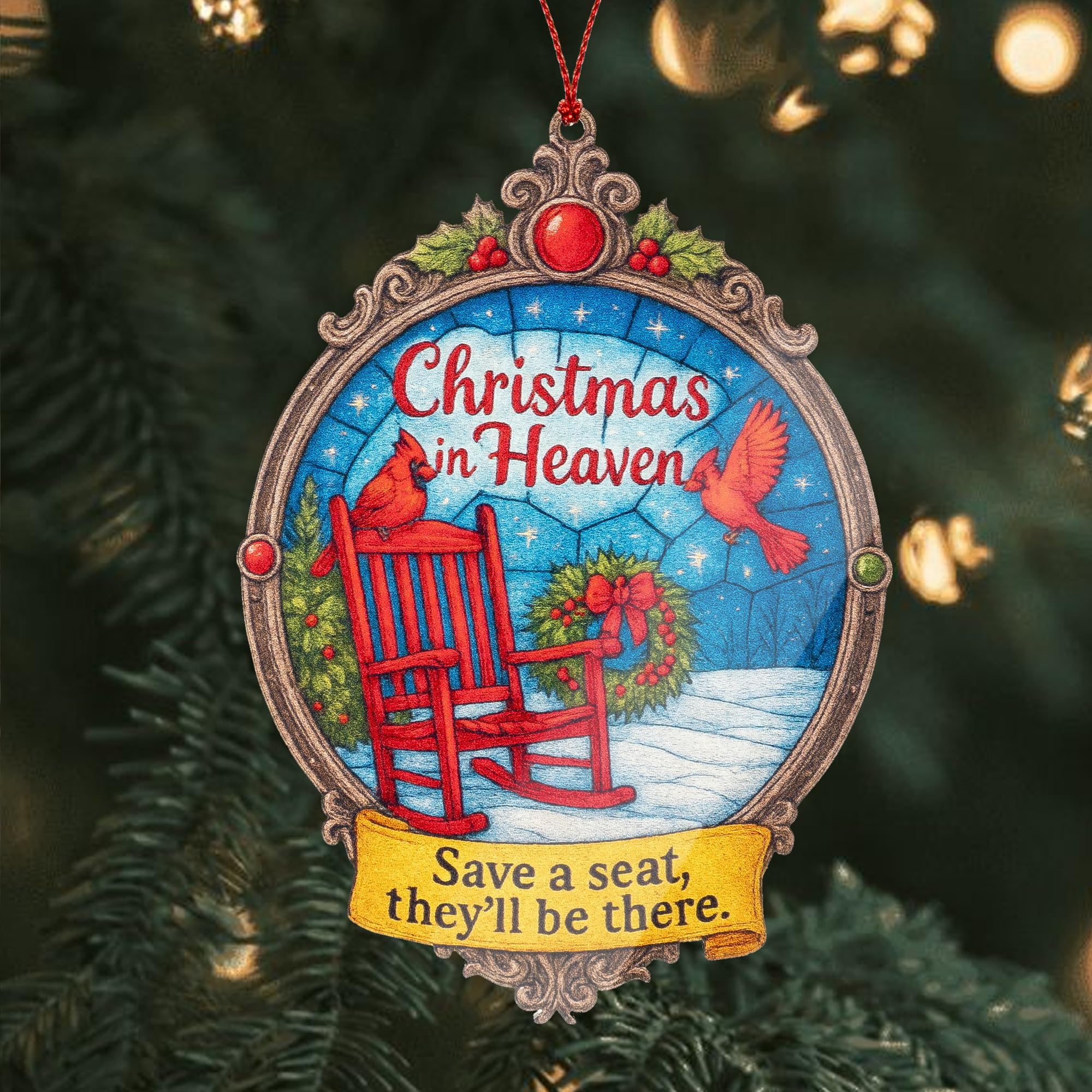 Xmas Tree Decoration ornament ready to gift packaging