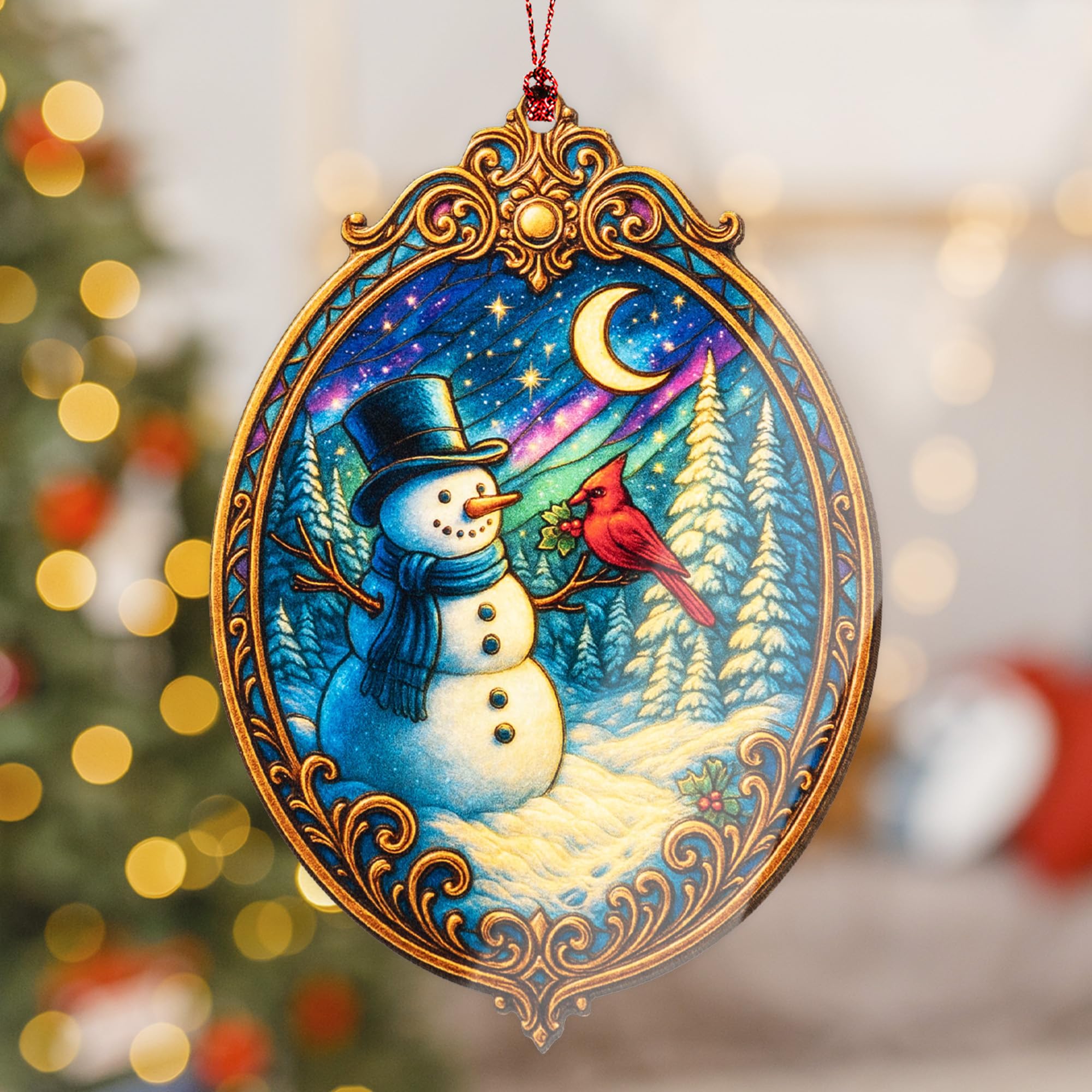 Xmas Tree Funny Decoration snowman ornament packaging