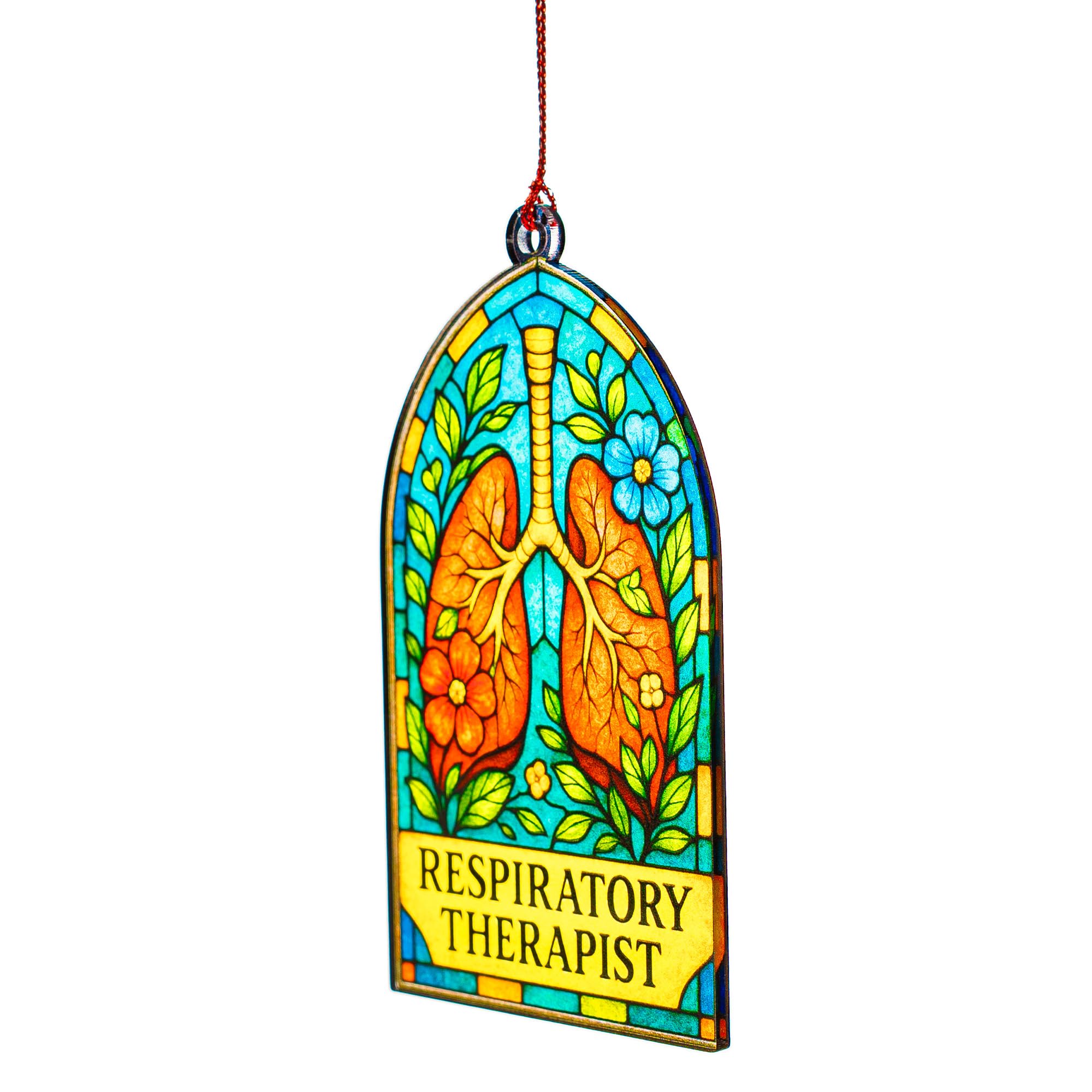 Xmas tree funny decoration for respiratory therapist gift