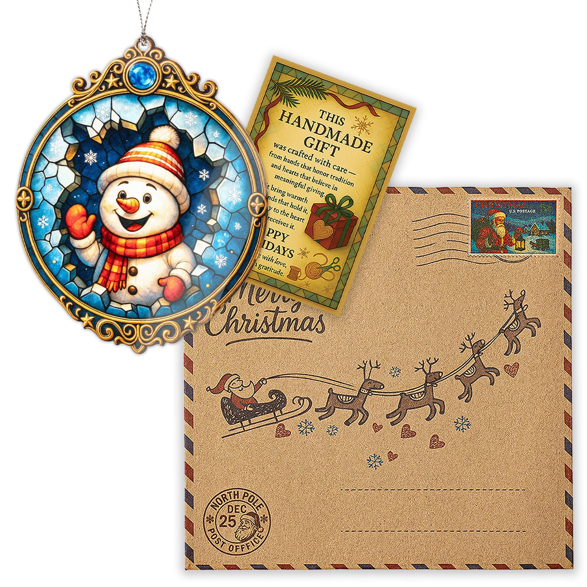 Ready to gift ornament packaging for holidays