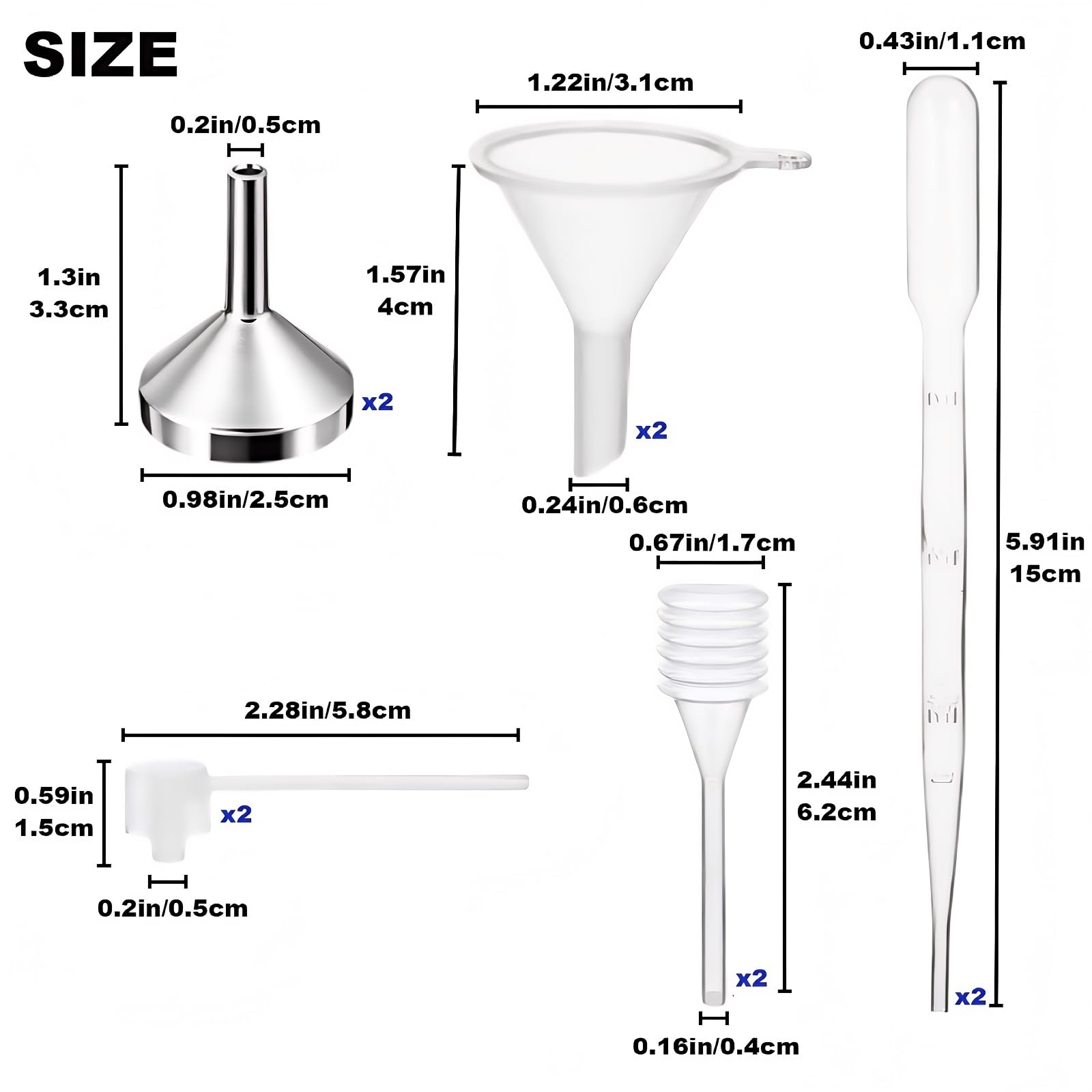 Aluminum mini funnel by Xnovies
