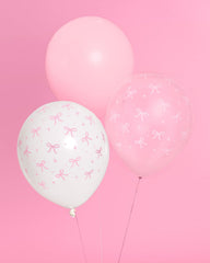 xo Fetti latex bow balloons bachelorette decor 12 inch