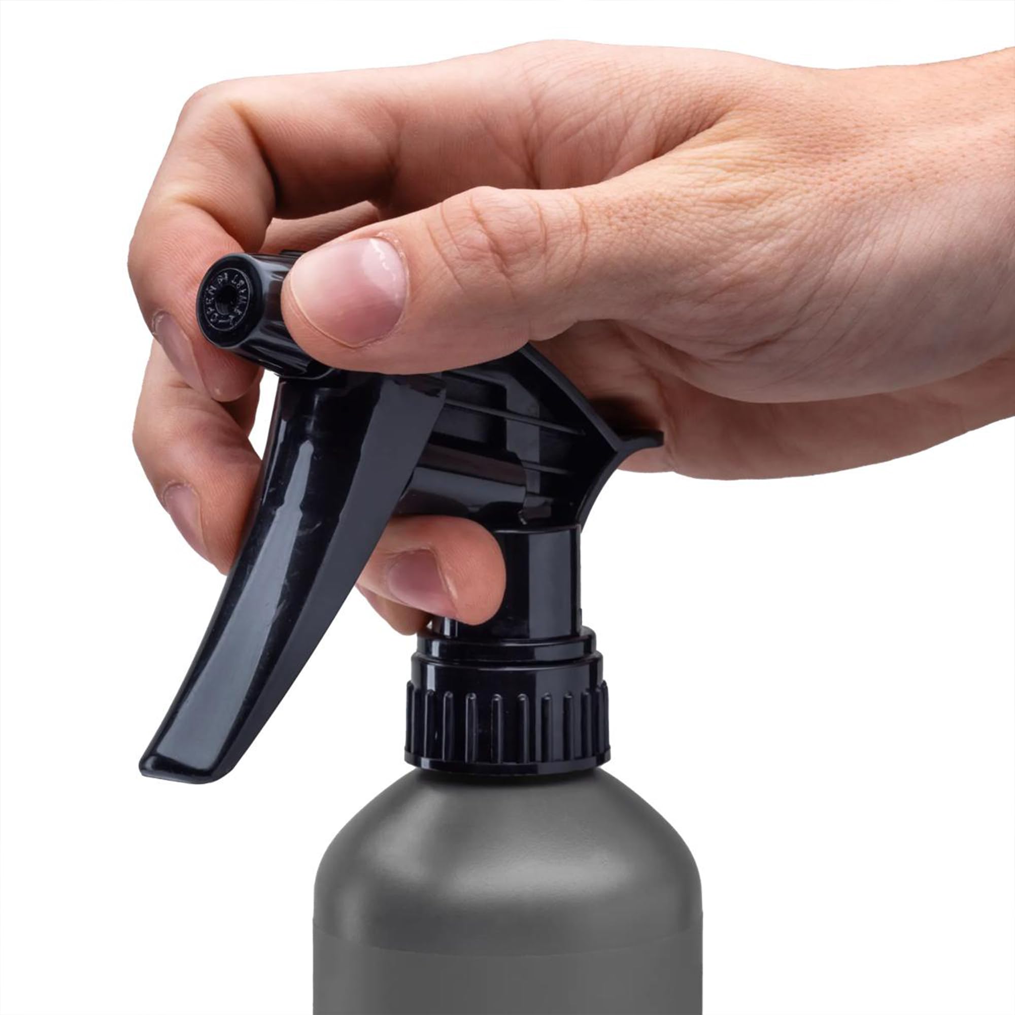 Spray bottle used on various exterior materials
