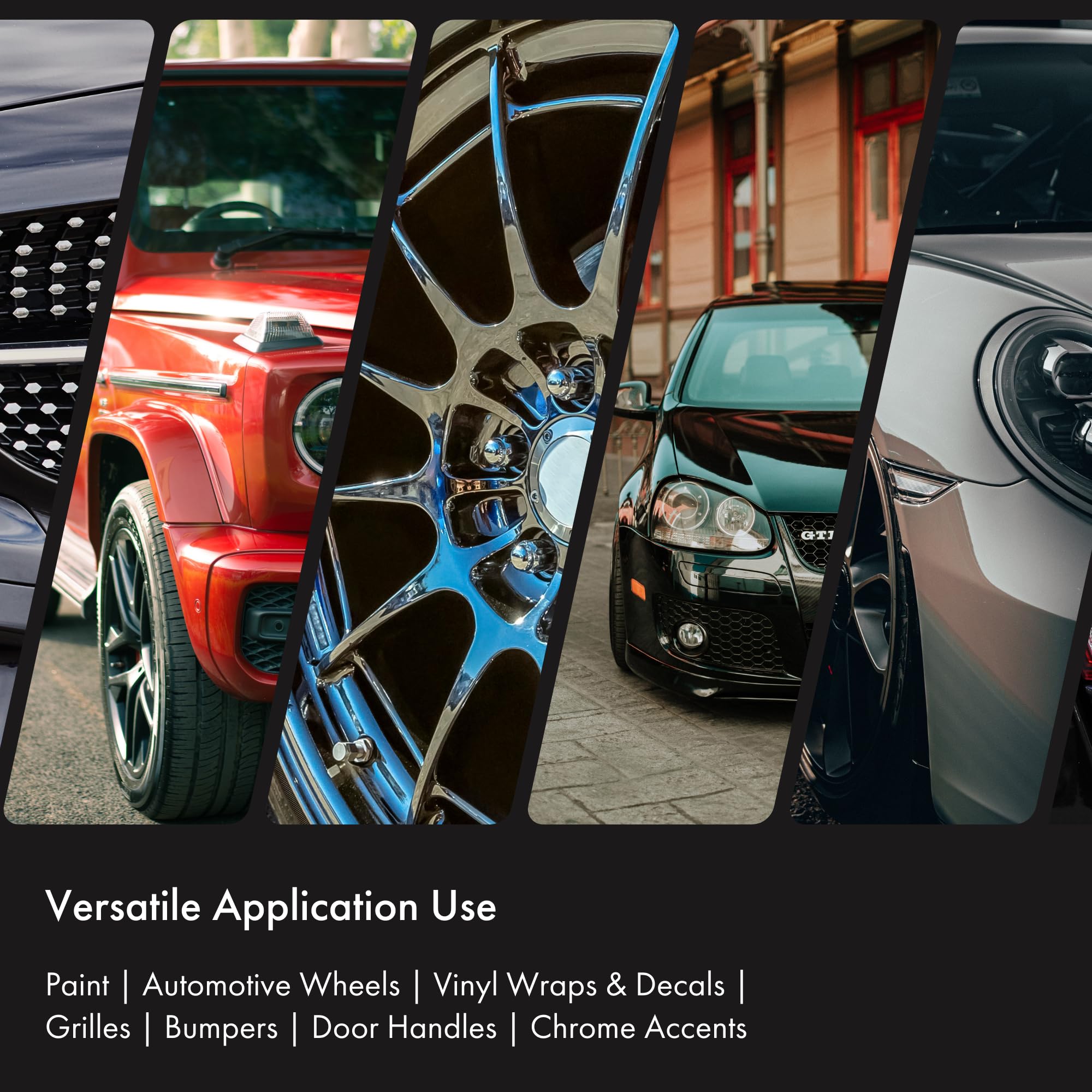 Detail spray safe for clear-coated surfaces and trim
