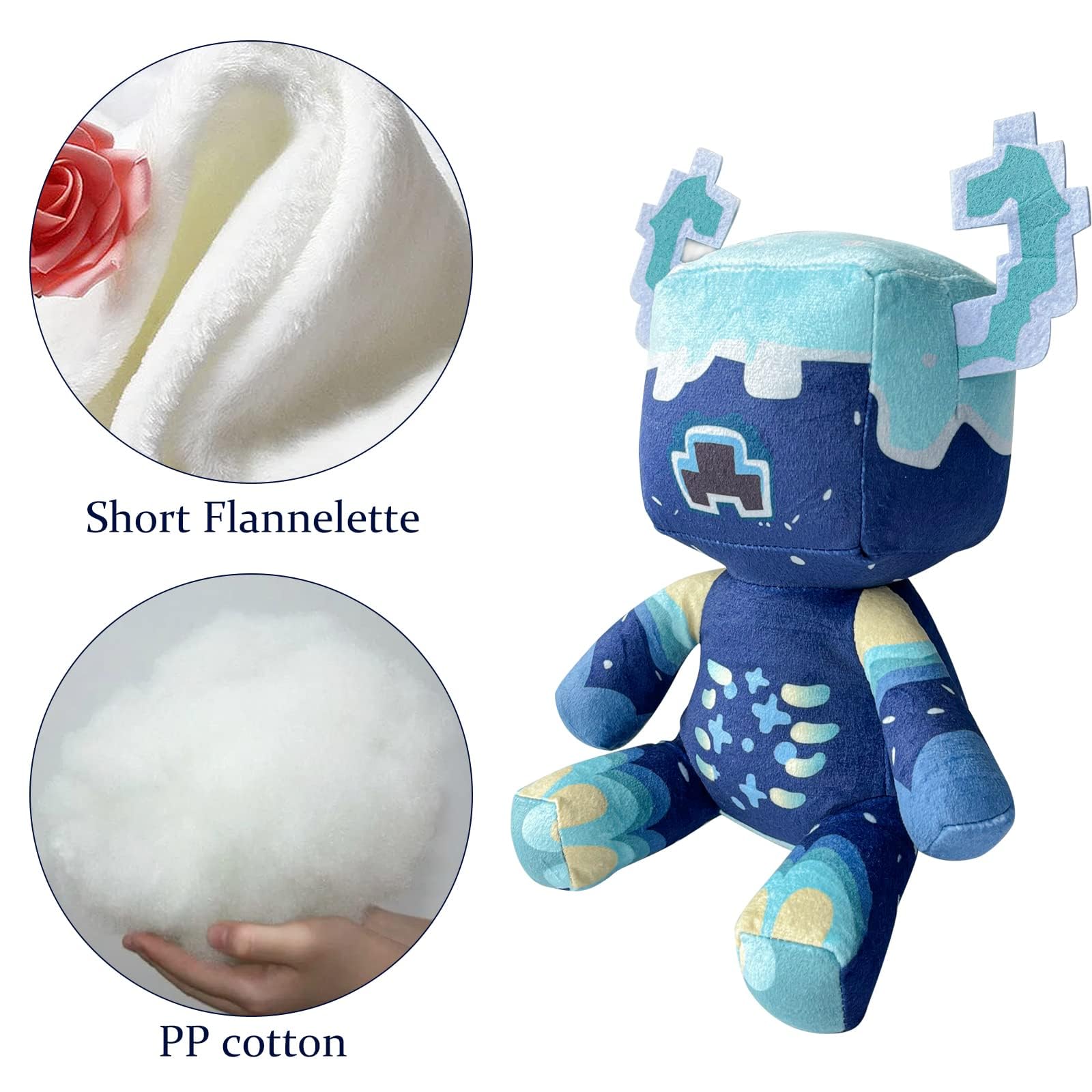 Cute cartoon Warden plush design detail