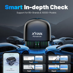 XTOOL AD20 Pro OBD2 Scanner AI diagnostics screen