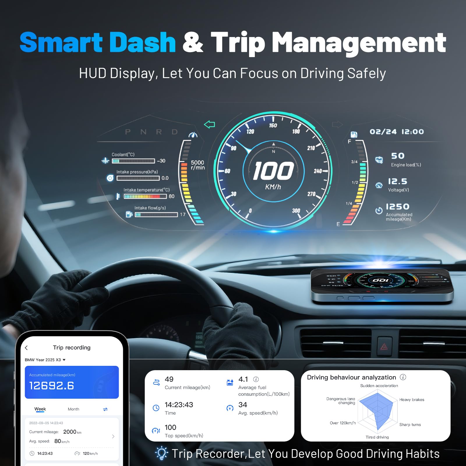 XTOOL AD20 Pro OBD2 Scanner smart battery guard icon
