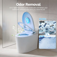 Safety sensor detects lid closed on XuEpeTim toilet sanitizer