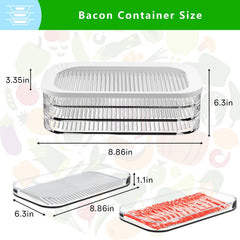 Food-grade PET BPA-free deli storage container