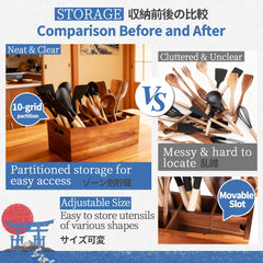 Wall mountable XYJ utensil holder for space saving