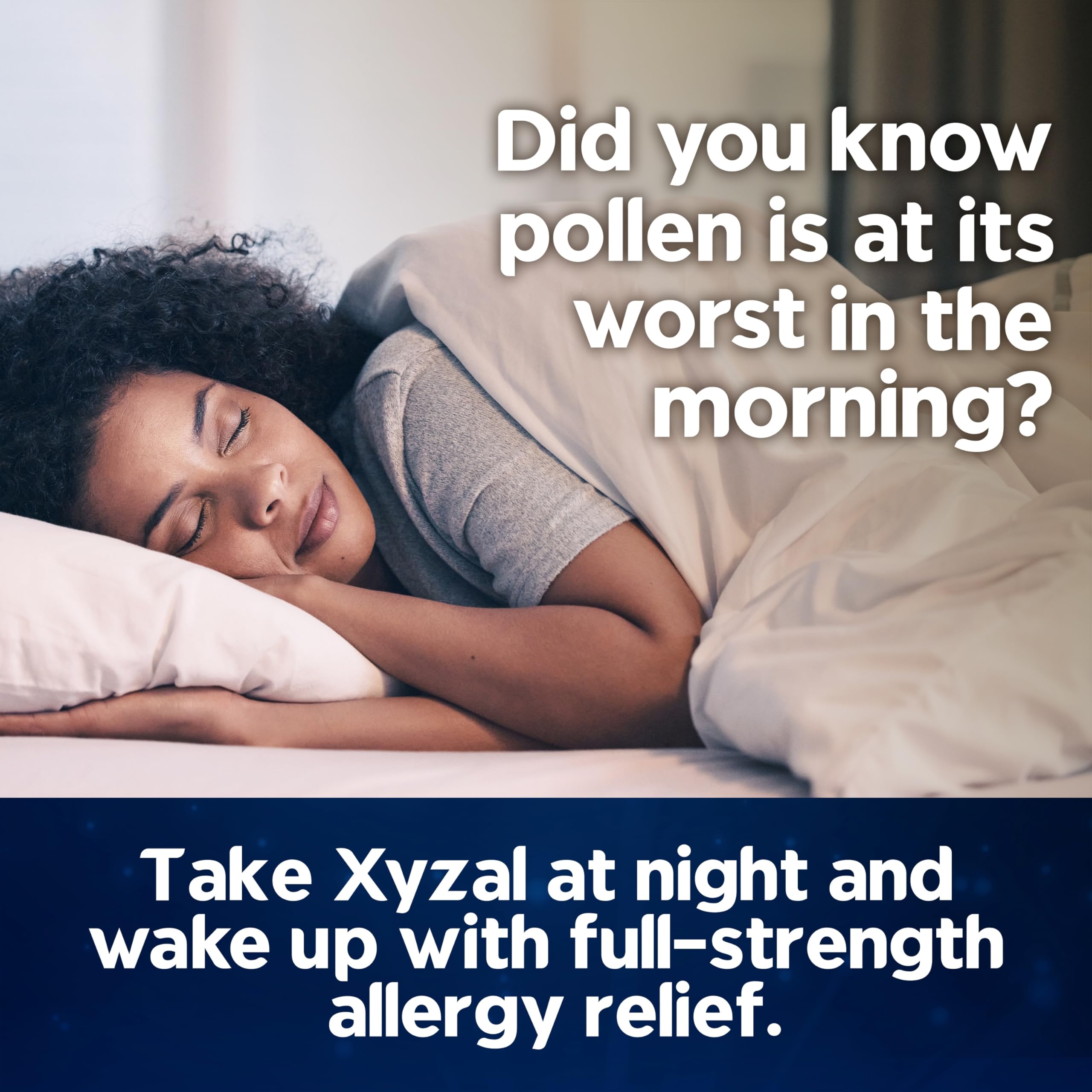 Xyzal 24 Hour allergy relief for sneezing and itchy eyes