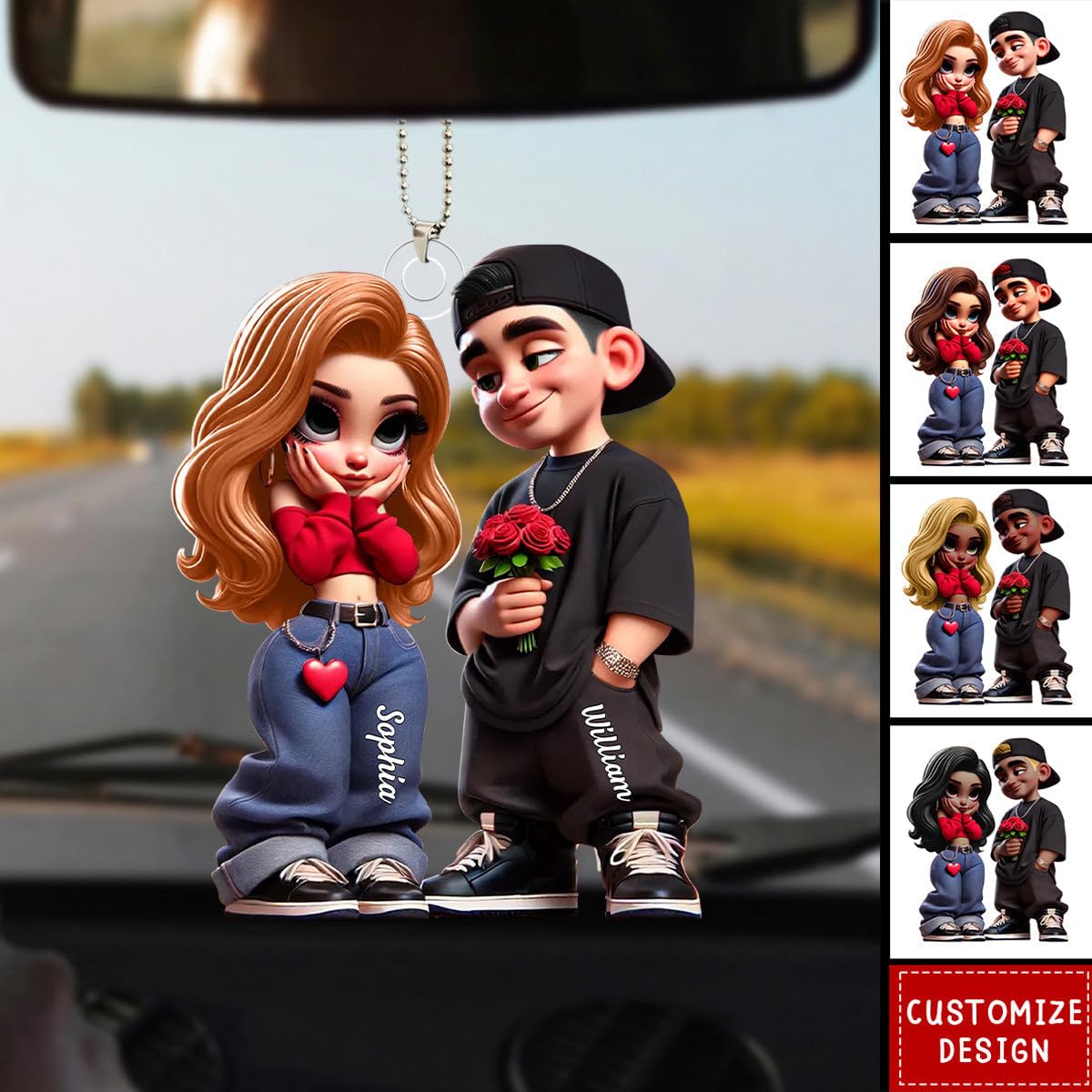 Keychain option size 5 cm length for Y2K Couple