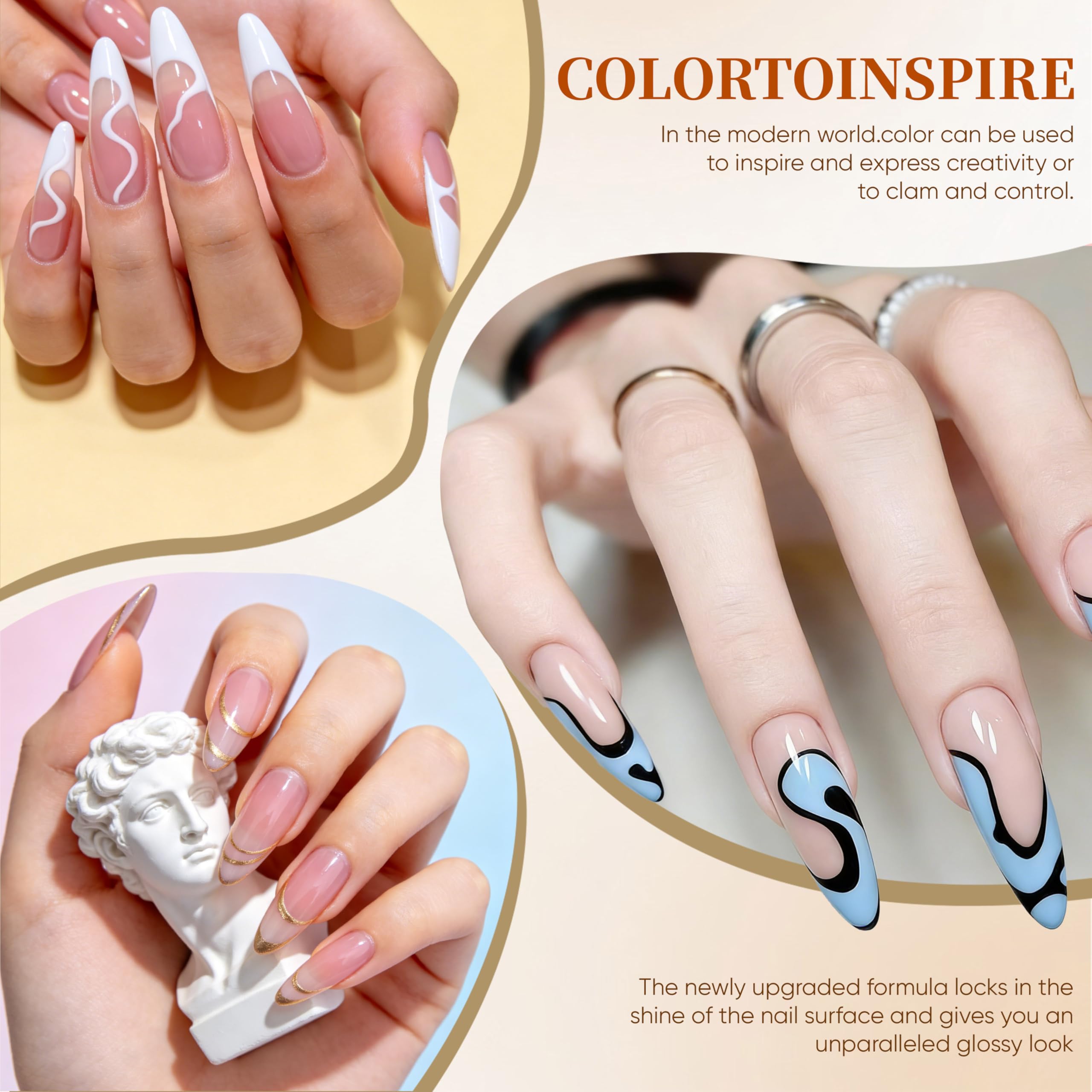Nail lamp with three timer settings and LED display
