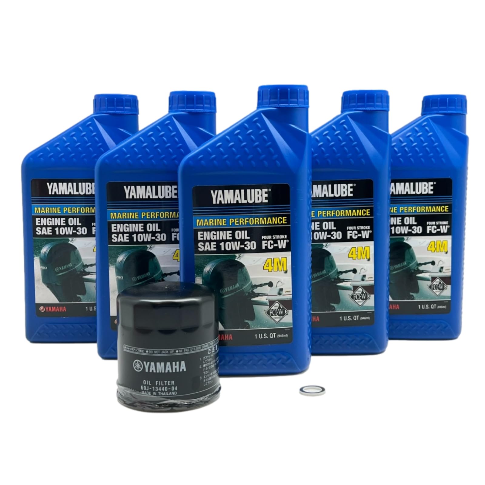 Yamaha Yamalube watercraft oil change kit SKU LUB-MRNMR-KT-10
