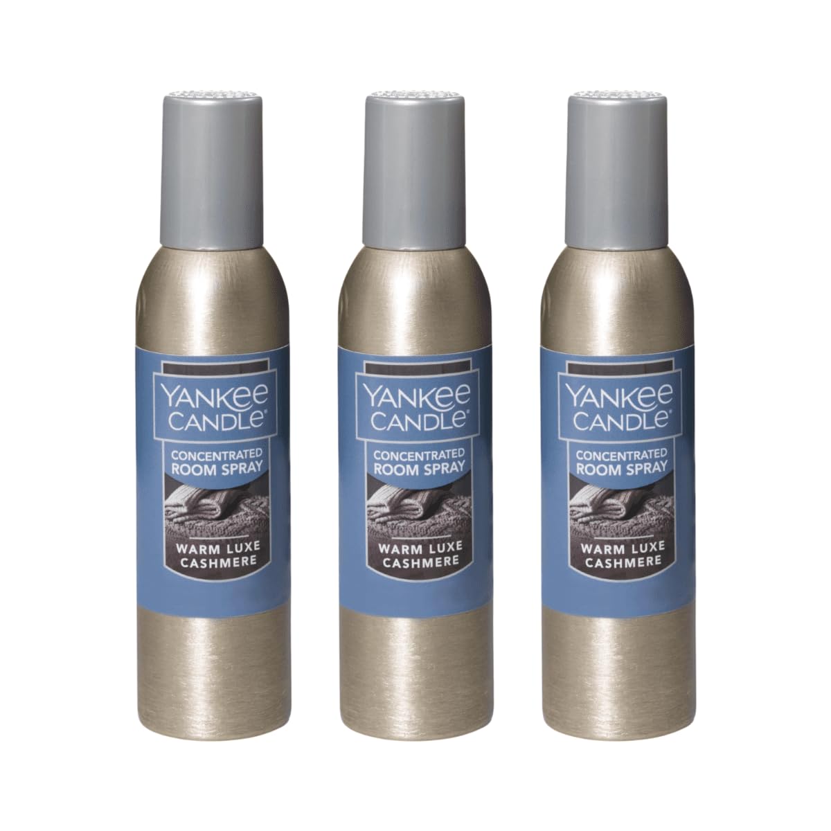 Yankee Candle Concentrated Room Spray Warm Luxe Cashmere 1.5 oz 3-pack