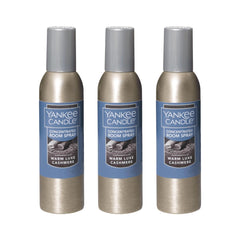 Yankee Candle Concentrated Room Spray Warm Luxe Cashmere 1.5 oz 3-pack