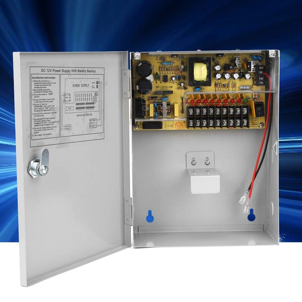 Door access system power supply by Yanmis installed as vertical box
