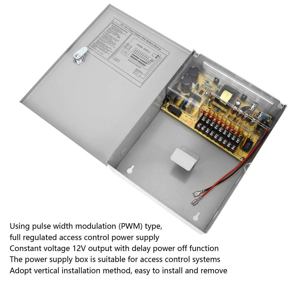 PWM regulated power supply for access control systems in use