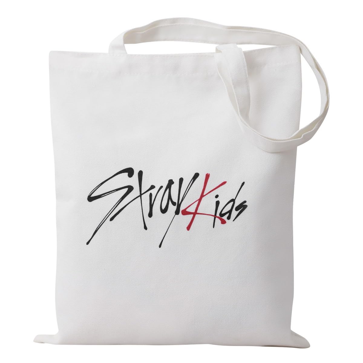 Yanmzmin Stray Canvas Tote Bag reverse view with Stray logo