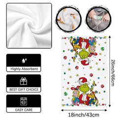 Yarcooly Christmas Kitchen Towels holiday dish towels set