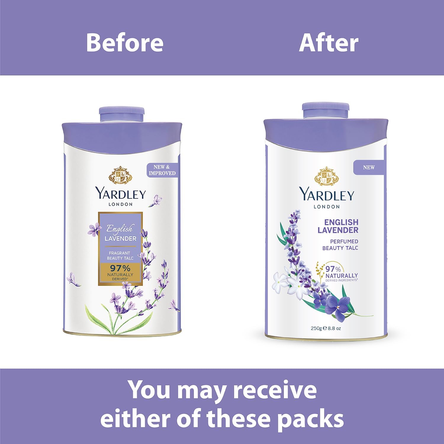 Yardley English Lavender perfumed talc pack of 1