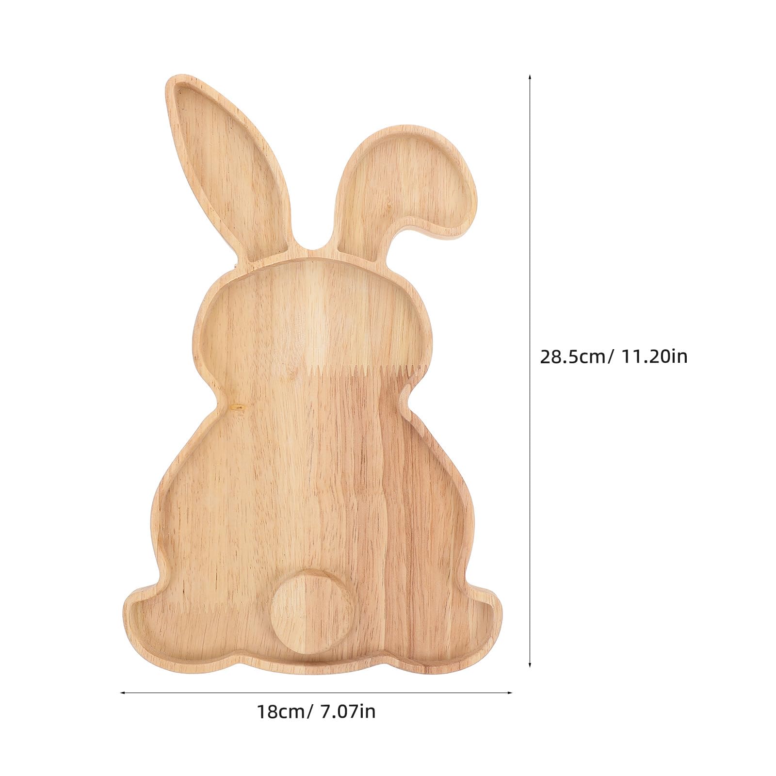 Charcuterie tray with rabbit design for gatherings by Yardwe