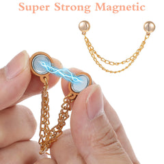 YBEATY rose shaped clips silver color