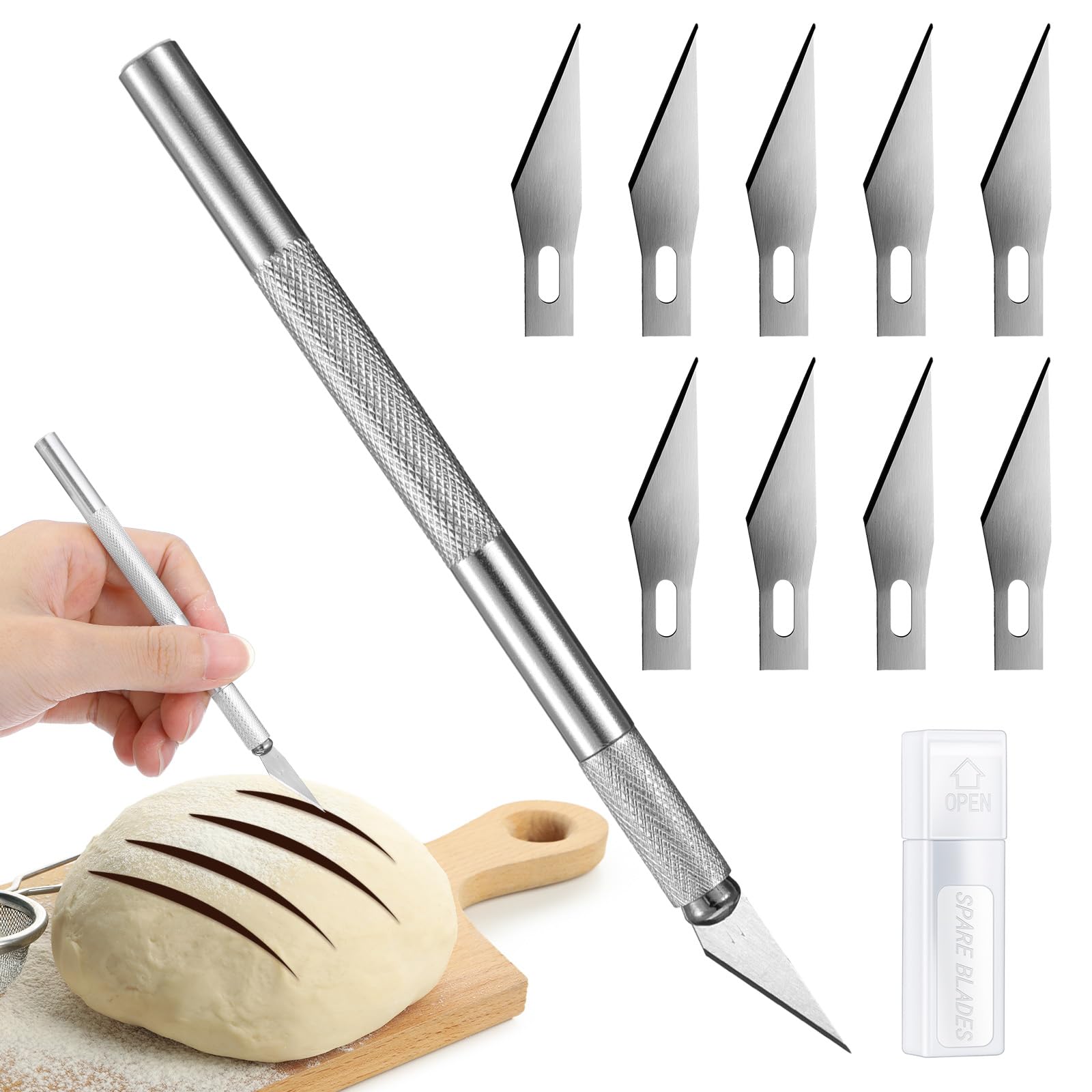 YBEATY sourdough scoring bread lame with 10 blades