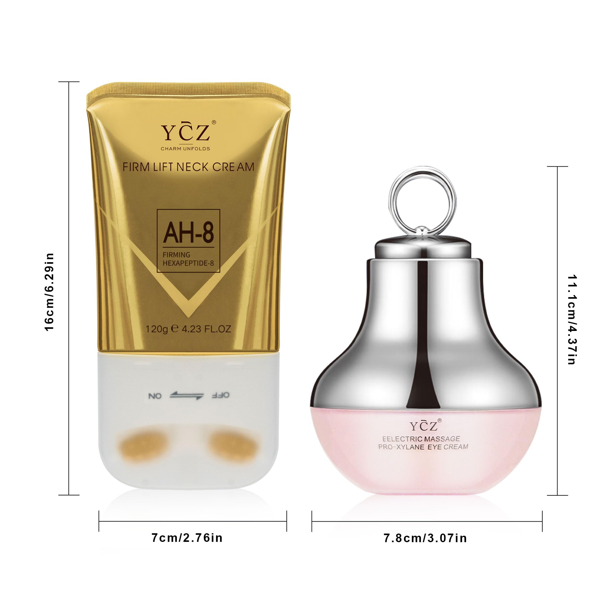 Product packaging label mentioning Ycz care promises